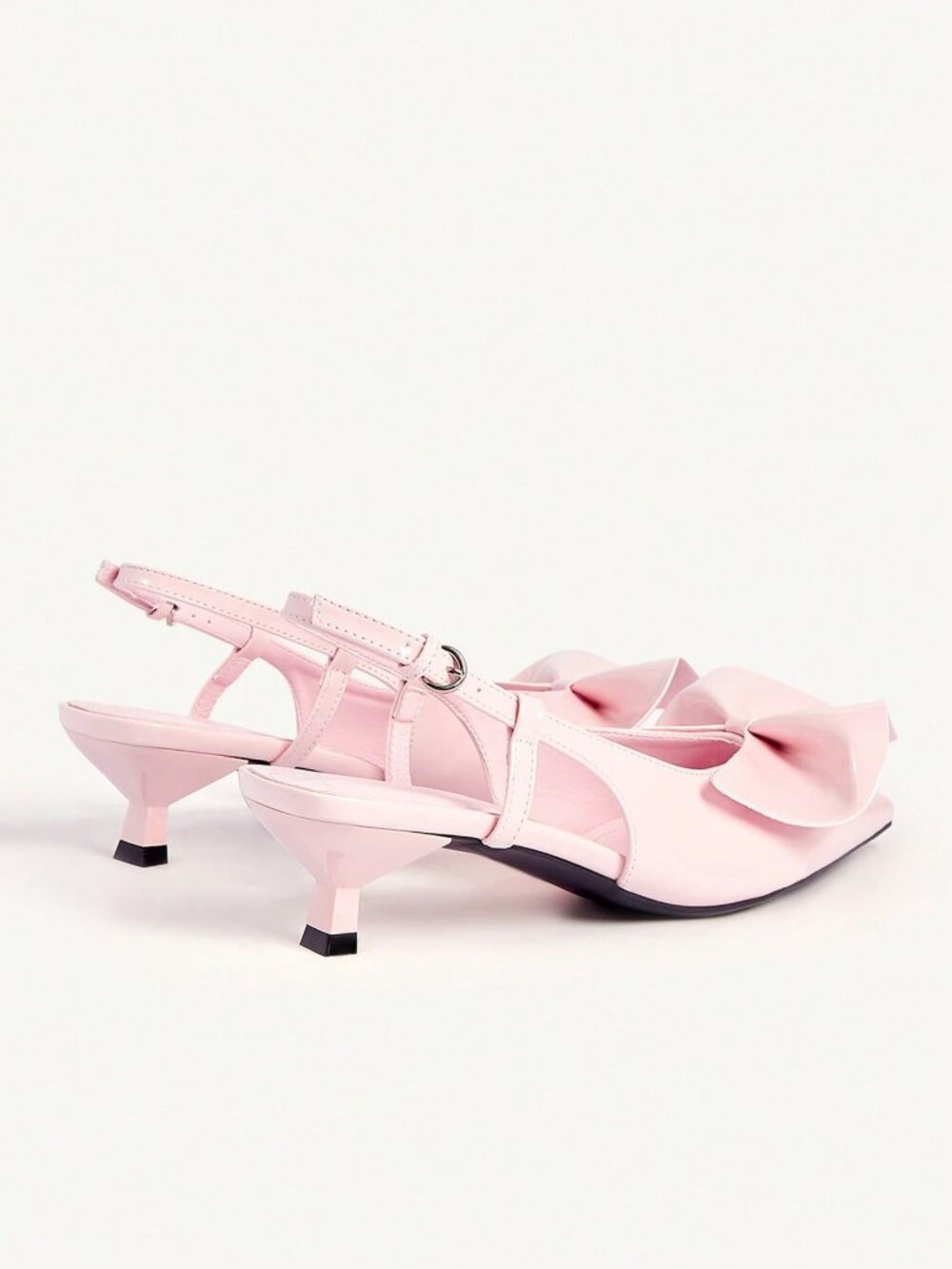 Pink Elegant Women's Pointed Toe Shoes - Picture 4 of 5